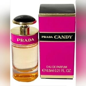 NIB {PRADA} Candy Eau De Parfum MINIATURE Splash Dabber 0.21 fl oz/ 6.5ml